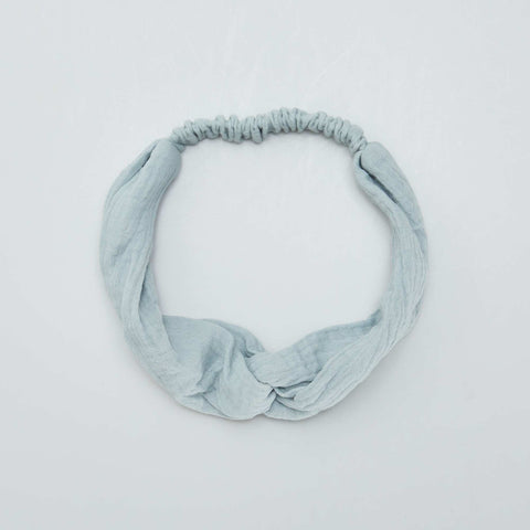 Bandeau cheveux en gaze de coton