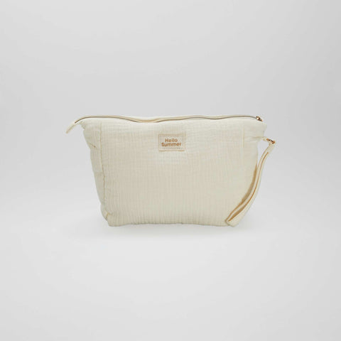 Grande trousse en gaze de coton