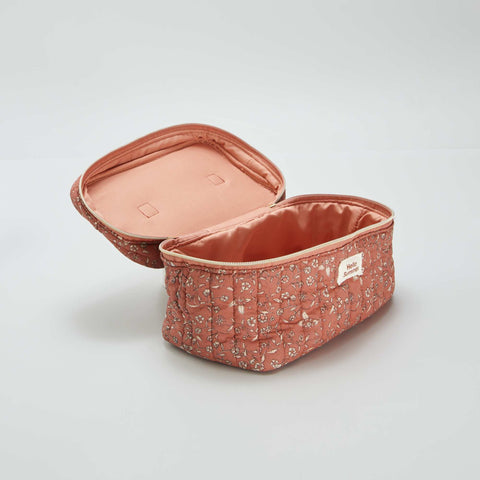 Trousse de toilette imprimée fleurie