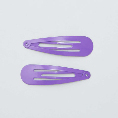Lot de 6 pinces clic-clac colorées