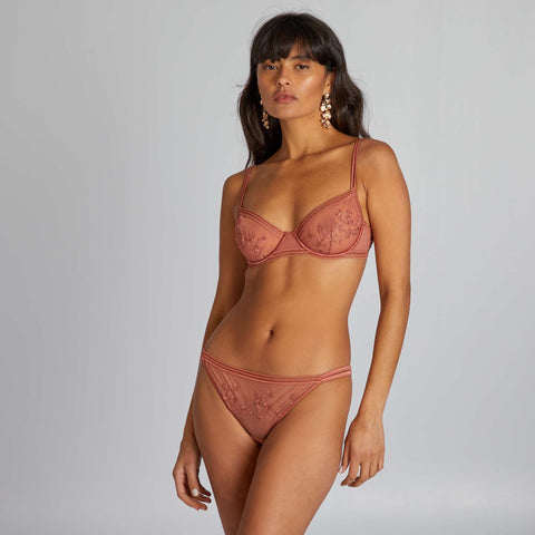 Culotte tulle brodé