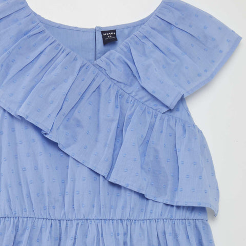Robe en coton plumetis