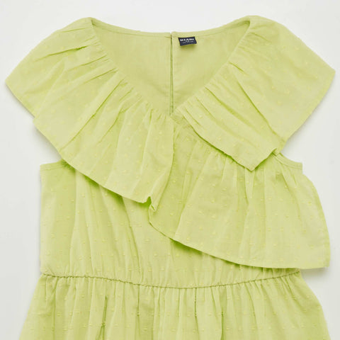 Robe en coton plumetis