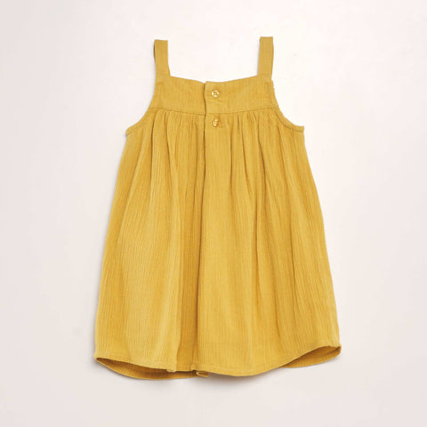 Robe évasée avec broderie