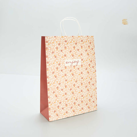 Grand sac cadeau imprimé