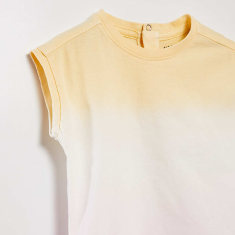 T-shirt en jersey tie and dye