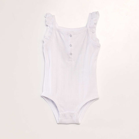 Body débardeur en maille pointelle