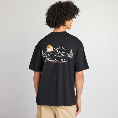 T-shirt en coton avec imprimé