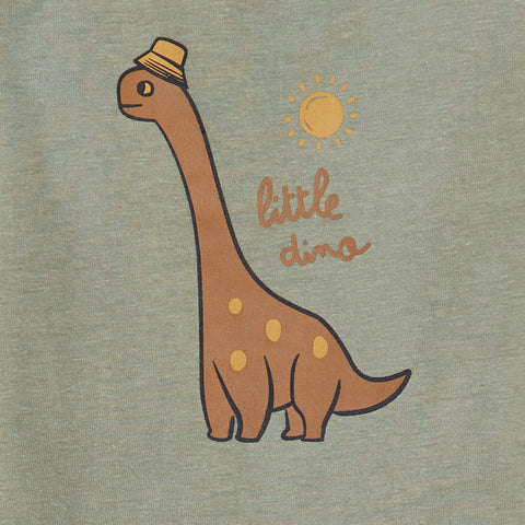 T-shirt manches longues à imprimé placé