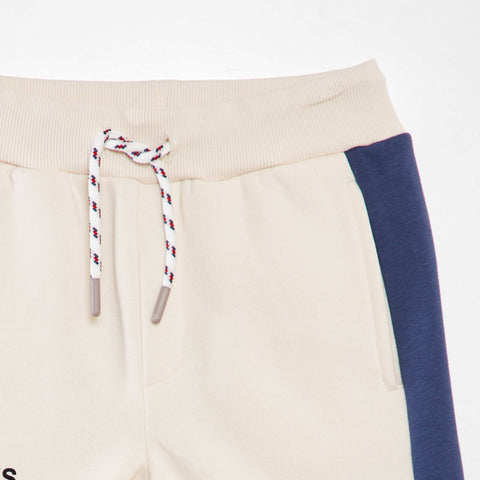 Jogging en molleton color-block