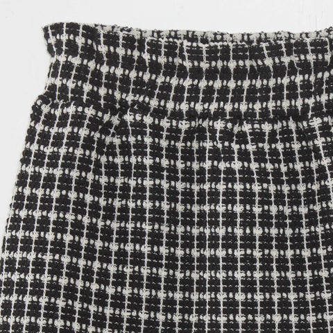 Jupe courte en tweed