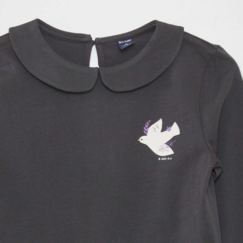 T-shirt col claudine