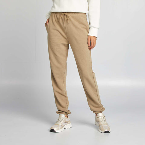 Jogging uni en molleton fin