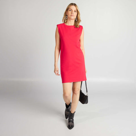 Robe courte à épaulettes
