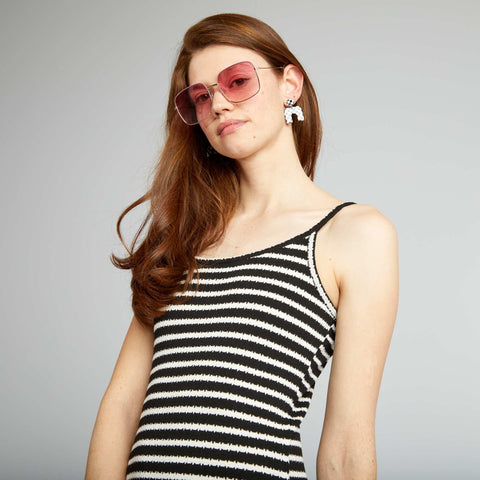 Robe longue en maille