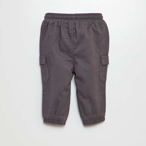 Pantalon jogger avec poches à rabat