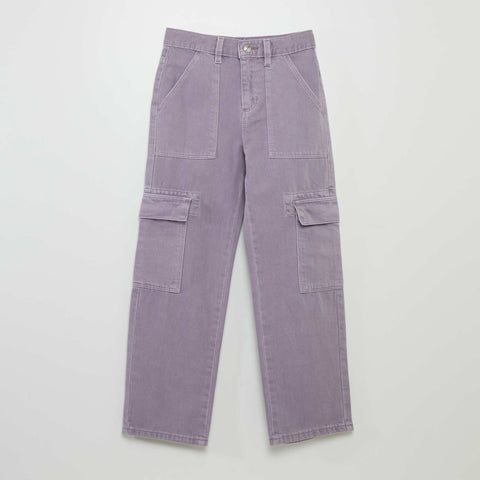 Pantalon denim multipoches