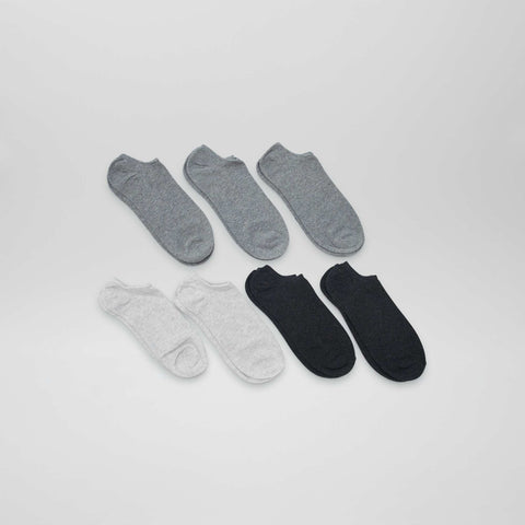 Lot de 7 paires de chaussettes invisibles