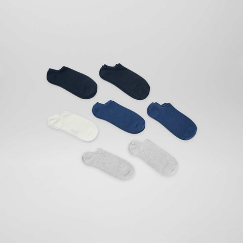 Lot de 7 paires de chaussettes invisibles