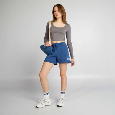 Crop-top manches longues