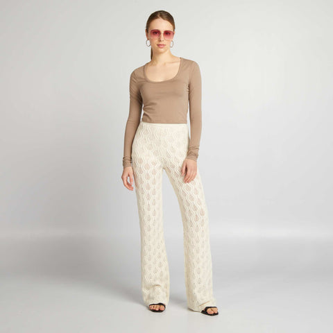 Crop-top manches longues