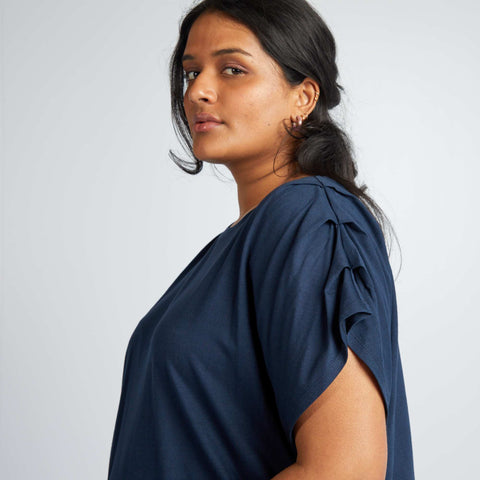 T-shirt uni manches courtes