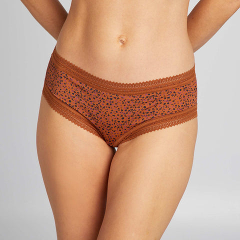 Lot de 3 shortys en microfibre imprimé