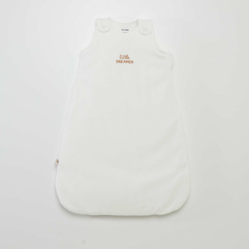 Gigoteuse chaude à motif TOG 2,5 – Blanc point – Kiabi Maroc