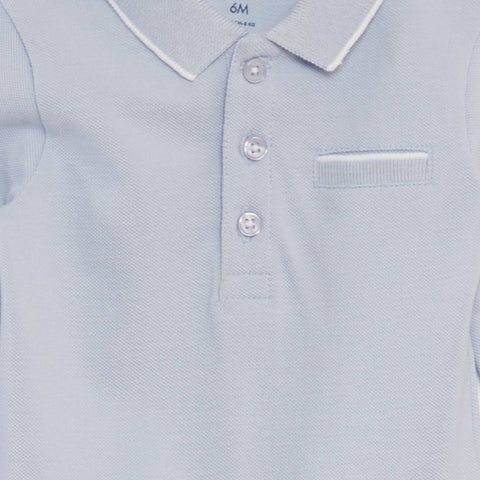 Body polo manches longues