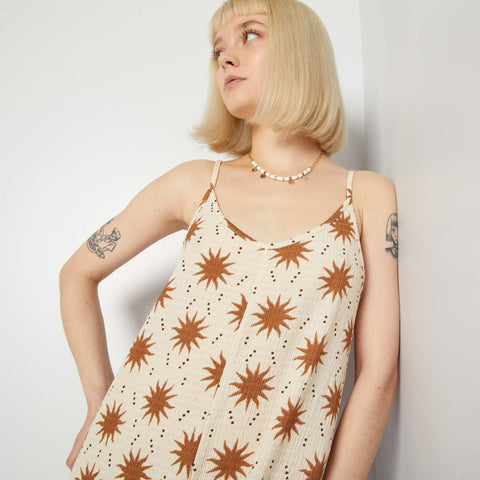 Combinaison large en maille stretch