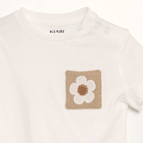 T-shirt avec poche en crochet