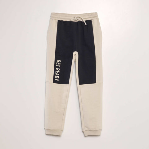 Beige/noir