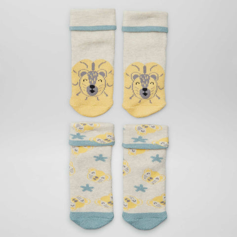 Lot de 2 paires de chaussettes naissances