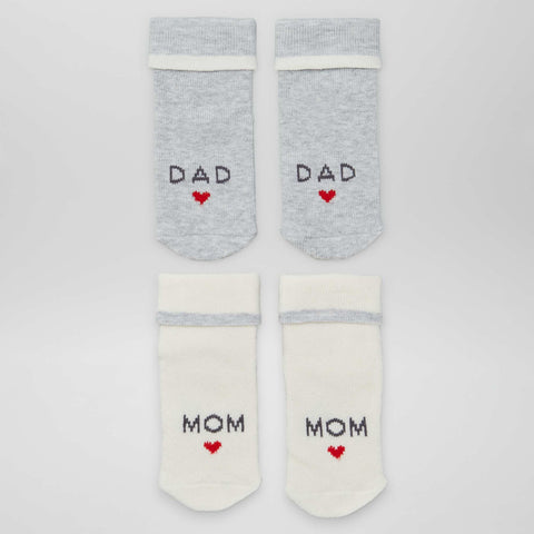 Lot de 2 paires de chaussettes naissances