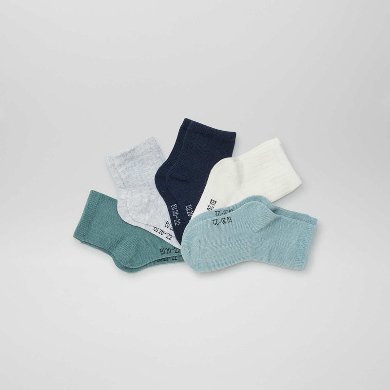 Lot de 3 paires de chaussettes naissance – Vert – Kiabi Maroc
