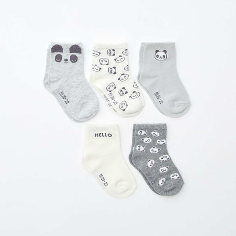 Lot de 5 paires de chaussettes en maille stretch