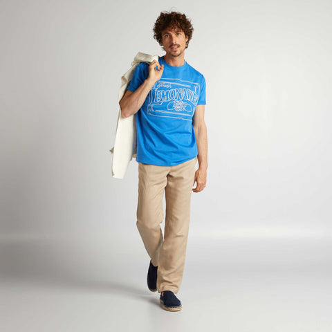 T-shirt en coton avec broderie