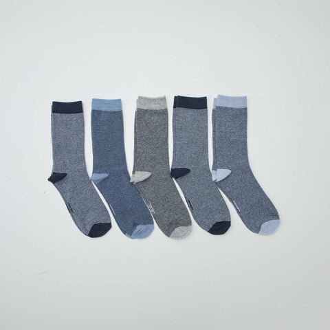 Chaussettes hautes en maille - Lot de 5