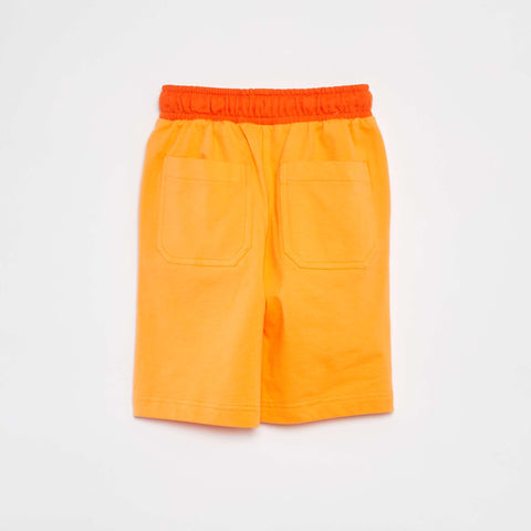 Bermuda bicolore en french terry