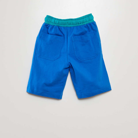 Bermuda bicolore en french terry