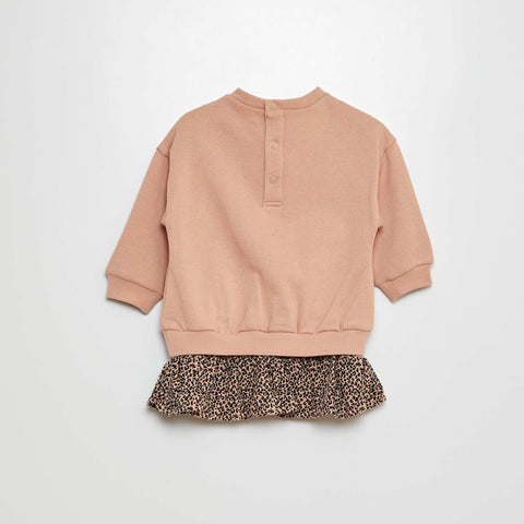 Robe 2 en 1 esprit sweat