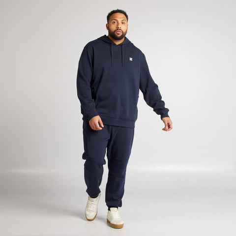 Sweat à capuche en piqué de coton