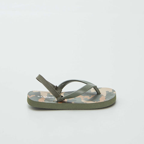 Tongs à motif