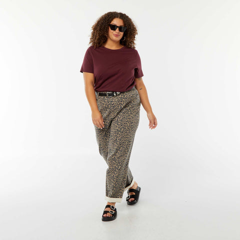 T-shirt en maille jersey manches courtes