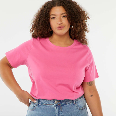 T-shirt en maille jersey manches courtes