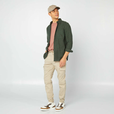 Chemise en flanelle avec poches poitrine