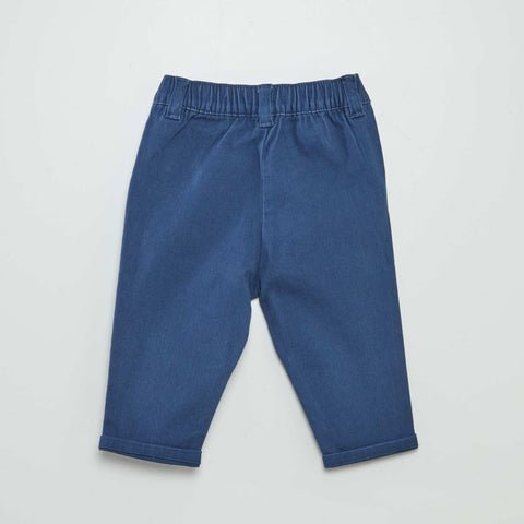 Pantalon en dobby
