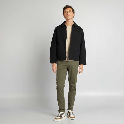 Blouson court épais en coton