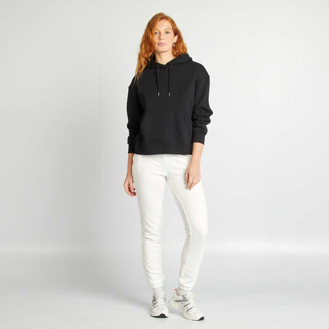 Sweat à capuche uni