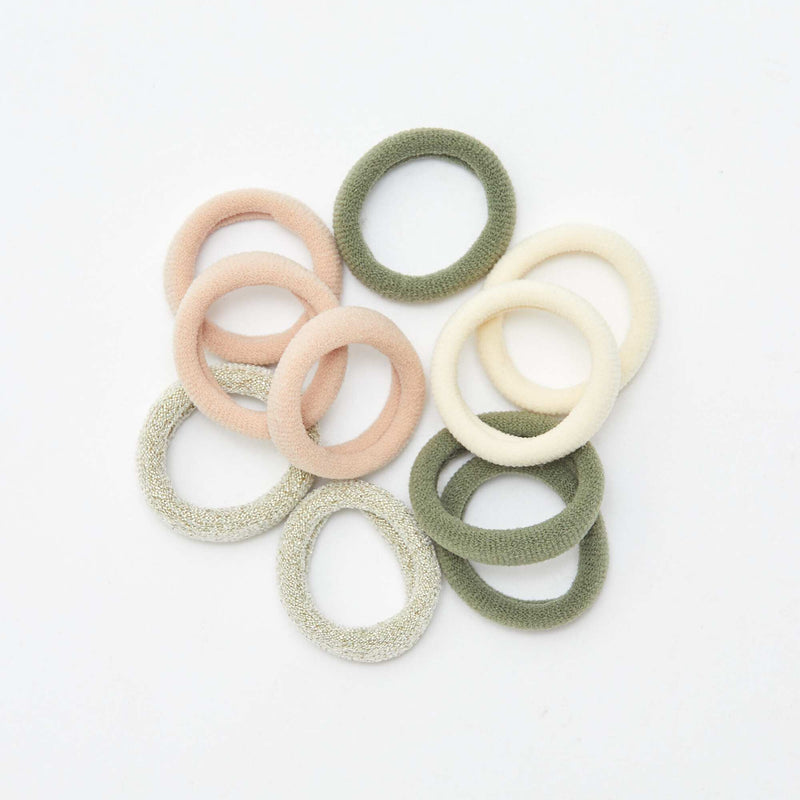 Lot de 10 élastiques mousse – Kaki – Kiabi Maroc